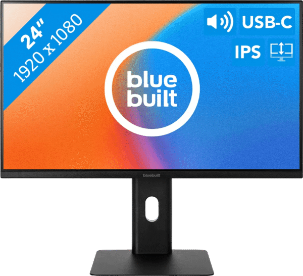 BlueBuilt 24 inch Full HD Monitor met USB C