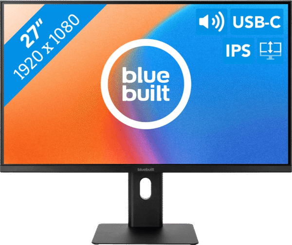BlueBuilt 27 inch Full HD Monitor met USB C