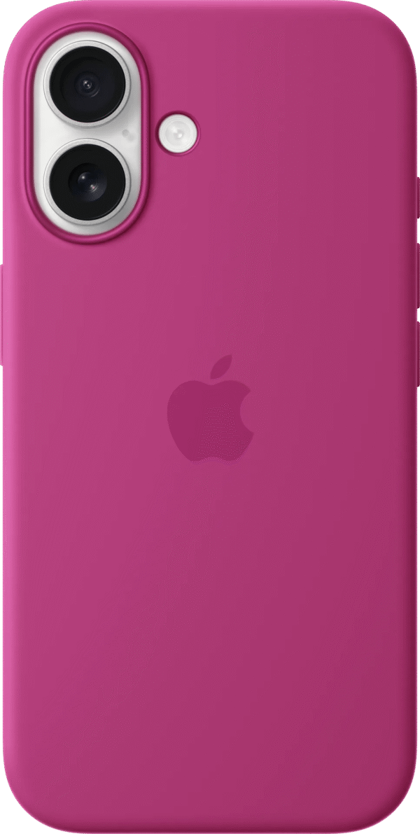 Apple iPhone 16 Back Cover met MagSafe Fuchsia