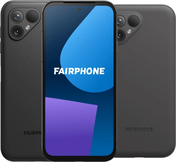 Fairphone 5 256GB Zwart 5G + Fairphone Protective Back Cover Zwart