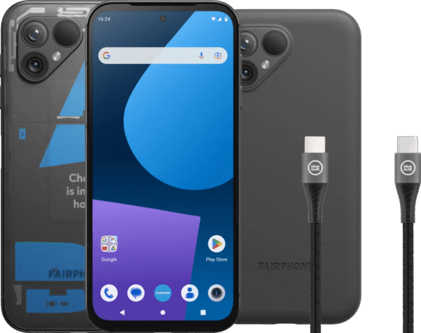 Fairphone 5 256GB Transparant 5G + Accessoirepakket