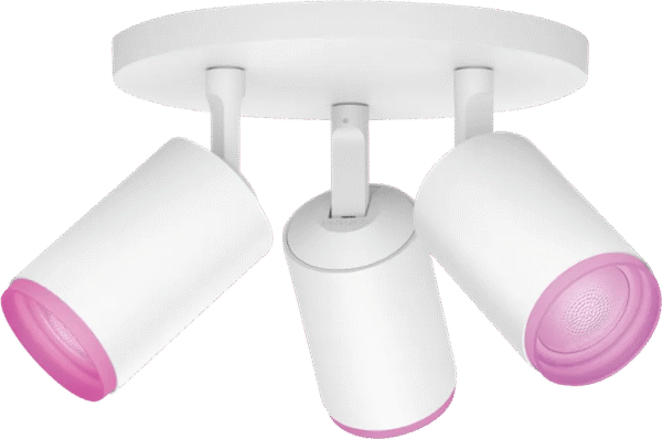 Philips Hue Fugato Opbouwspot White and Color - Wit - 3-spots