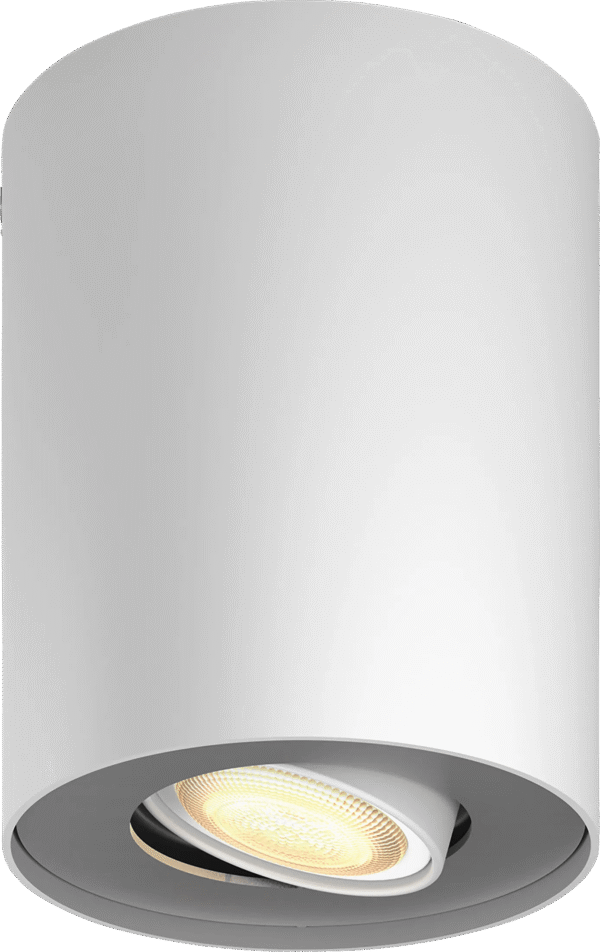 Philips Hue Pillar Opbouwspot White Ambiance - Wit - 1-spots