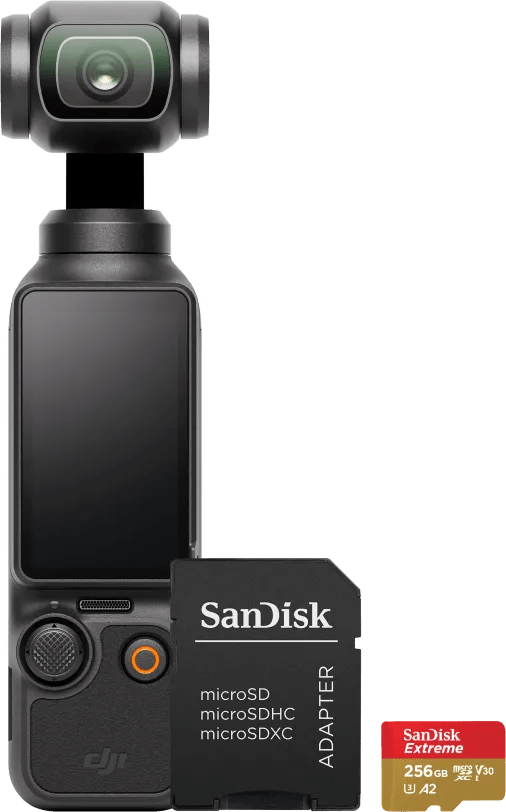 DJI Osmo Pocket 3 + 256 GB geheugenkaart