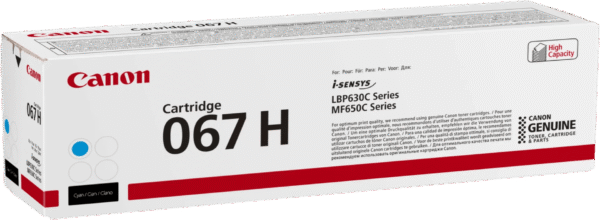 Canon 067H XL Toner Cyaan
