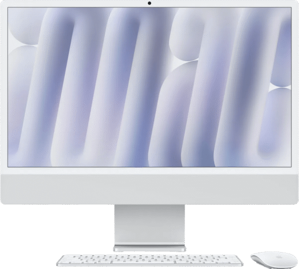 Apple iMac 24 inch M4 (10 core CPU/10 core GPU) 16GB/256GB Zilver QWERTY