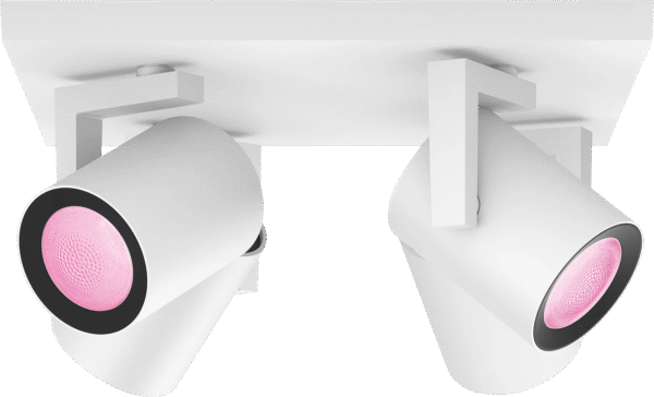 Philips Hue Argenta Opbouwspot White and Color - Wit - 4-spots