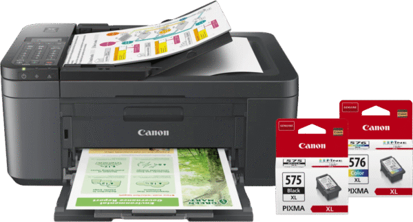 Canon PIXMA TR4755i + 1 set extra XL cartridges