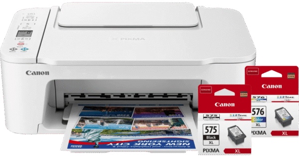 Canon PIXMA TS3751i + 1 set extra XL cartridges
