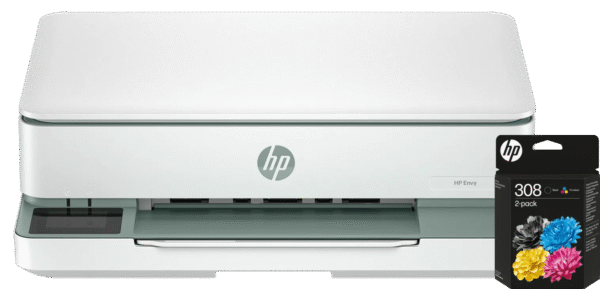 HP ENVY 6130e + 1 set extra cartridges