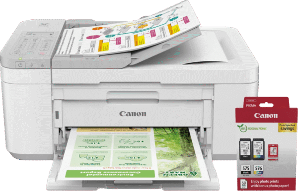 Canon PIXMA TR4756i + 1 set extra inkt + fotopapier