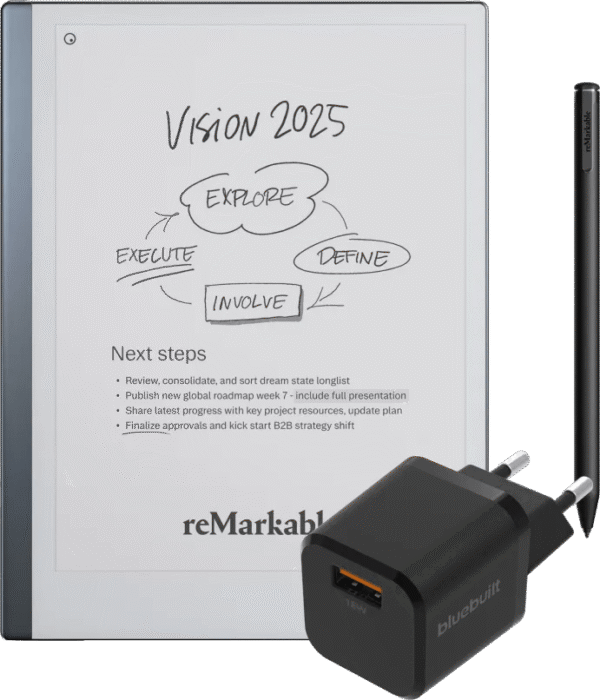 Remarkable 2 + bluebuilt oplader