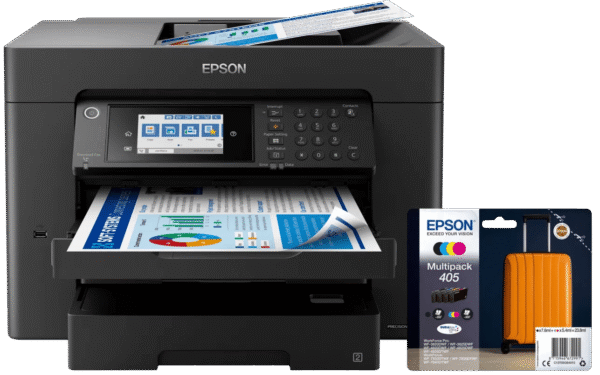 Epson WorkForce WF-7840DTWF + 1 set extra cartridges