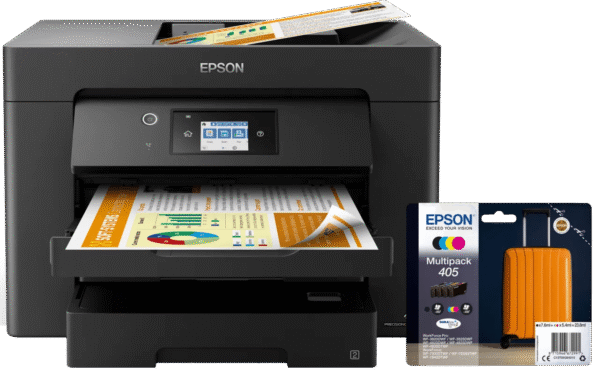 Epson WorkForce WF-7830DTWF + 1 set extra cartridges