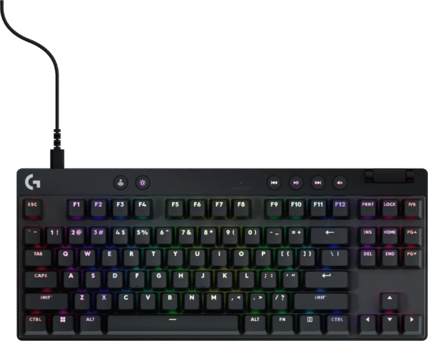 Logitech G Pro X TKL Rapid Gaming Toetsenbord Zwart Qwerty