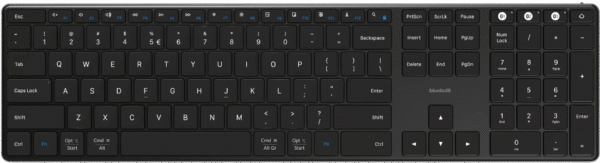 BlueBuilt Draadloos Bluetooth Toetsenbord Pro QWERTY