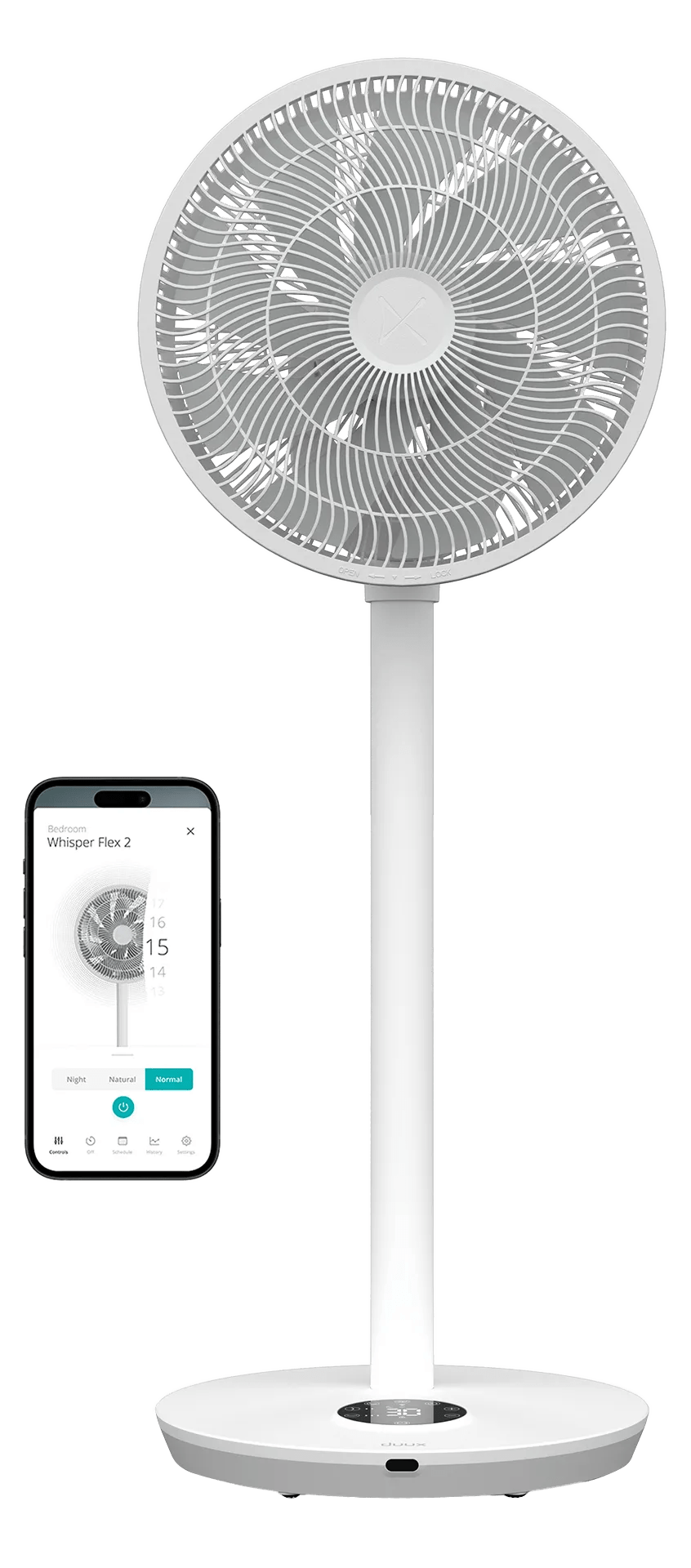 Duux whisper flex 2 white 1 Duux whisper flex 2 white