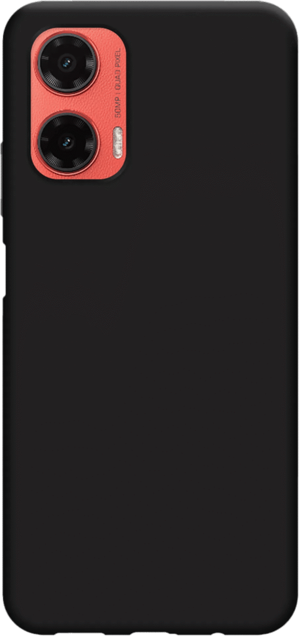 Just in Case Soft Design Motorola Moto G35 Back Cover Zwart