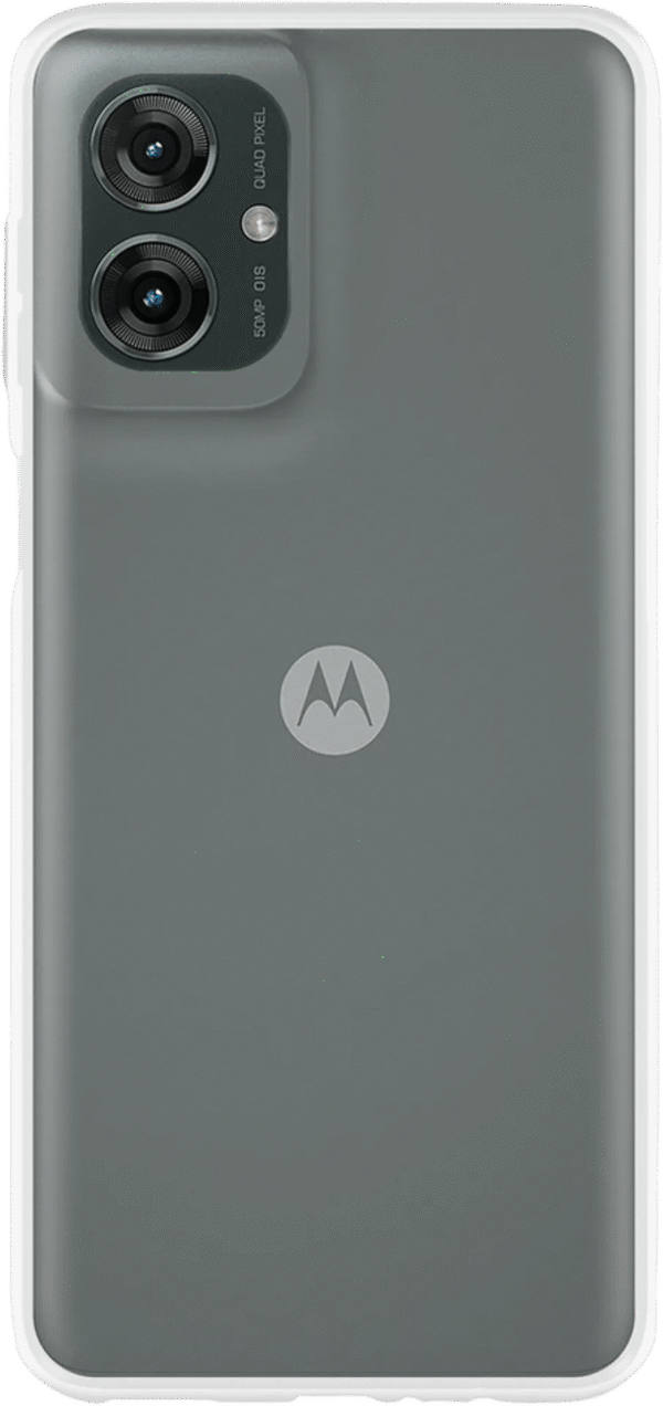 Just in Case Soft Design Motorola Moto G75 Back Cover Transparant