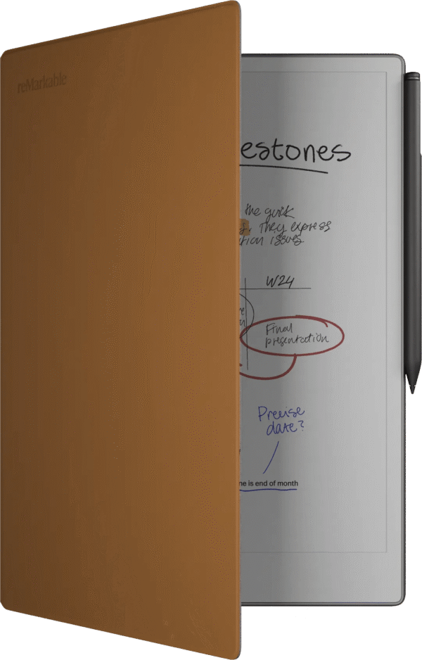 reMarkable Paper Pro Book Folio Bruin Leer