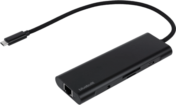 BlueBuilt 8-in-1 HDMI Docking Station met Usb C Zwart