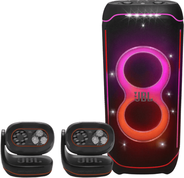 JBL Partybox Ultimate + 2x JBL Partylight Beam