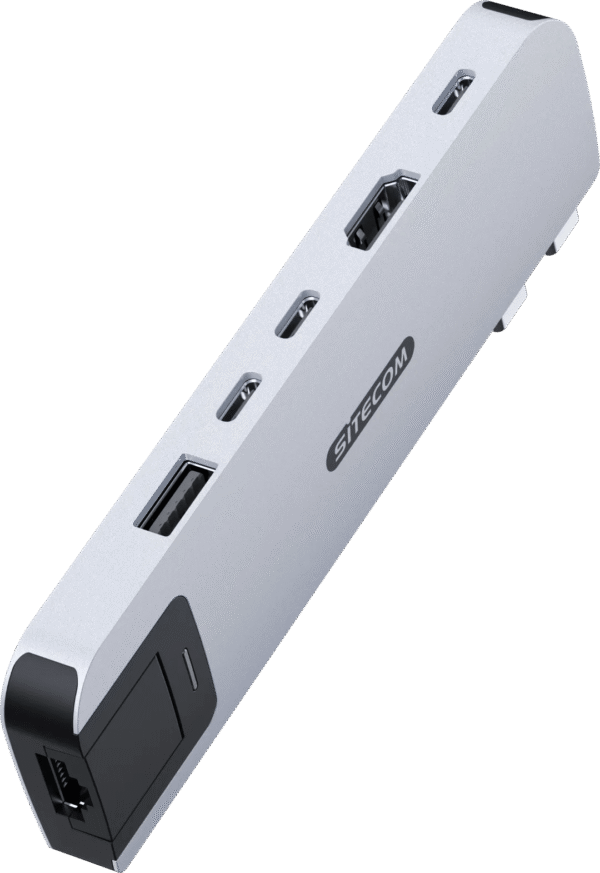 Sitecom MacBook Air Multiport Hub 6 in 2 Zilver