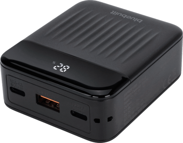 BlueBuilt Power Bank 10.000 mAh met Snelladen Zwart