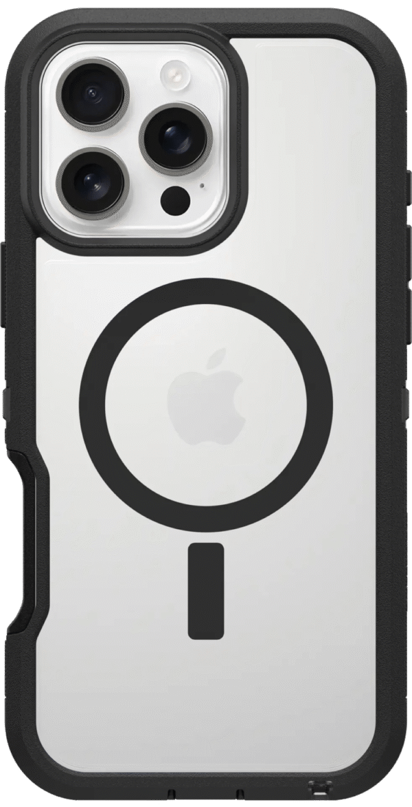 Otterbox Defender XT iPhone 16 Pro Max Back Cover MagSafe Magneet Transparant Zwarte Rand