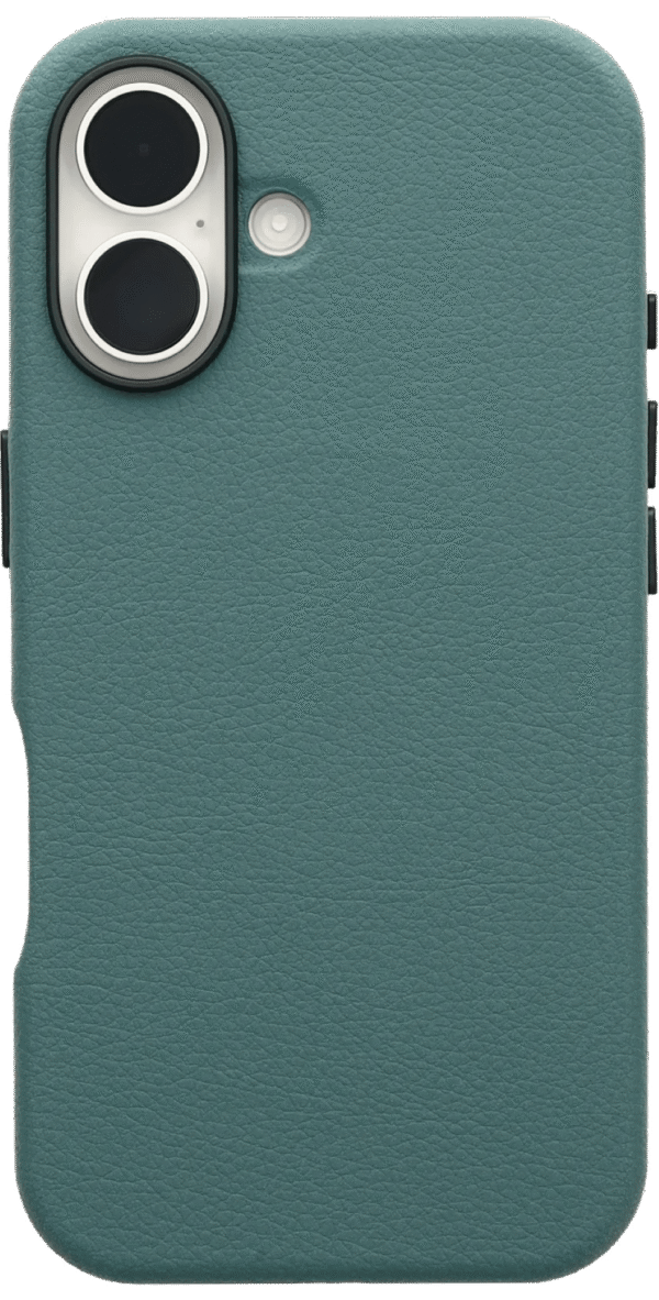 Otterbox Symmetry Apple iPhone 16 Back Cover met MagSafe Magneet Leer Groen