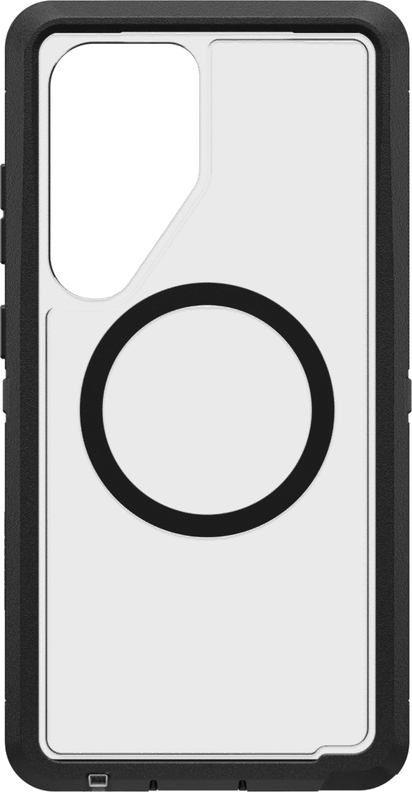 Otterbox Defender Samsung Galaxy S25 Ultra Back Cover met Magneet Transparant Zwarte Rand