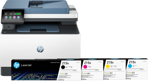 HP Color LaserJet 3302sdw + 1 set extra toners