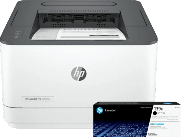 HP LaserJet Pro 3002dw + 1 extra zwarte XL toner