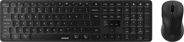 BlueBuilt Draadloze Bluetooth Toetsenbord en Muis Set QWERTY