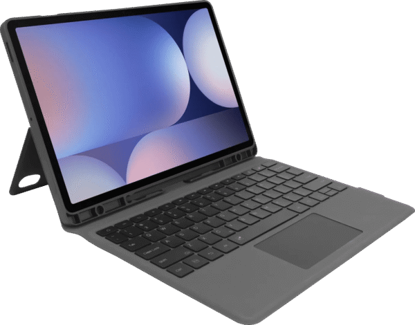 BlueBuilt Samsung Galaxy Tab S10 FE Plus Toetsenbord Hoes QWERTY Zwart