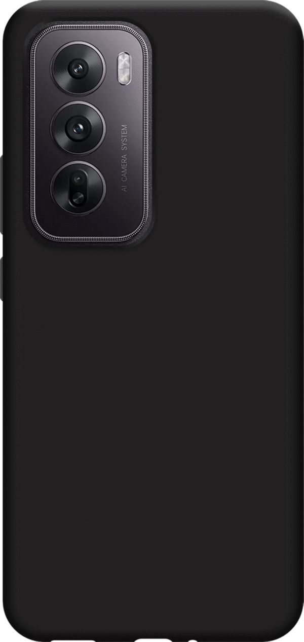 Just in Case Soft Design Oppo Reno12 Soft Back Cover Zwart