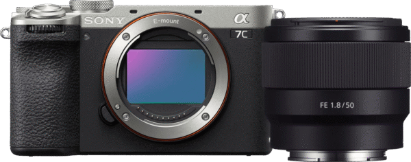 Sony A7C II Zilver + FE 50mm f/1.8