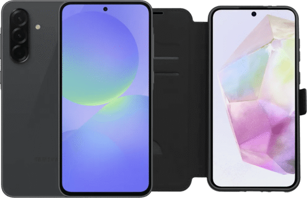 Samsung Galaxy A36 256GB Zwart 5G + BlueBuilt Book Case Zwart