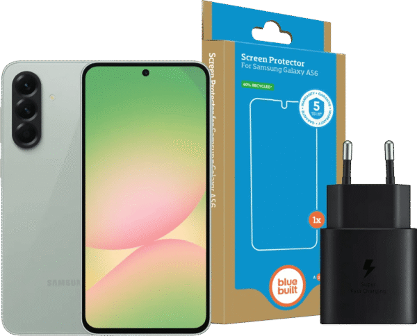 Samsung Galaxy A56 128GB Groen 5G + Basis Accessoirepakket