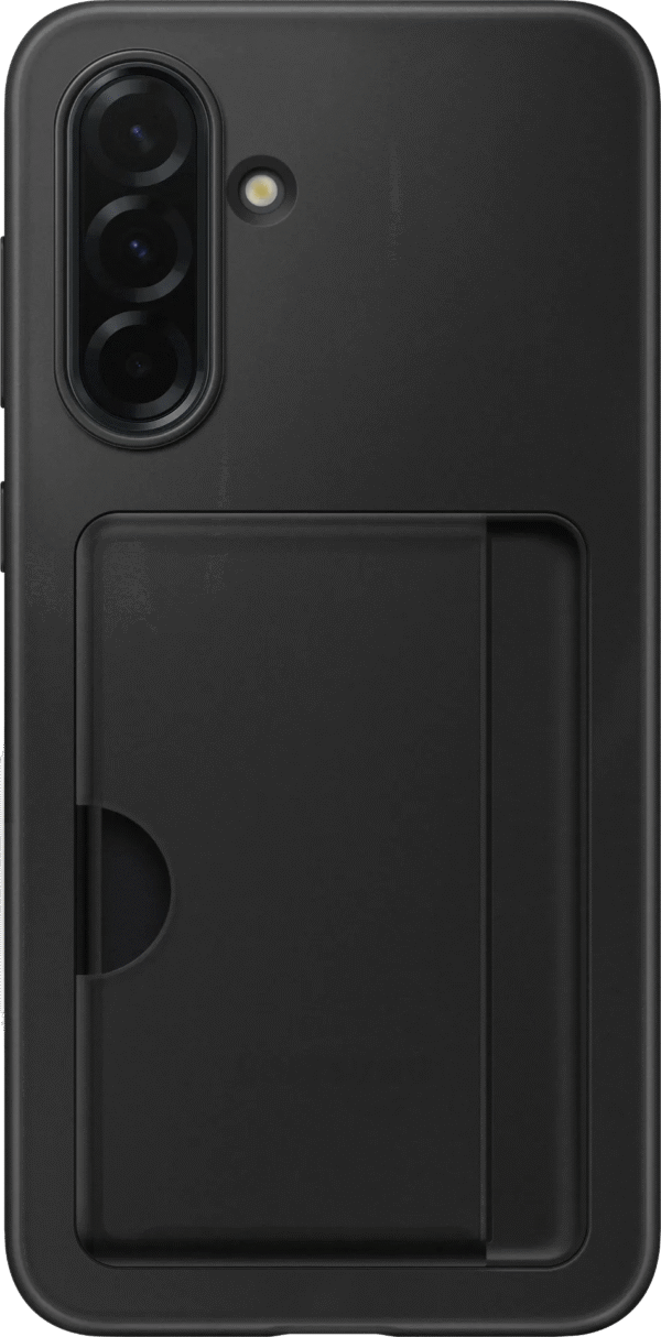 Samsung Galaxy A36 Card Slot Back Cover Zwart