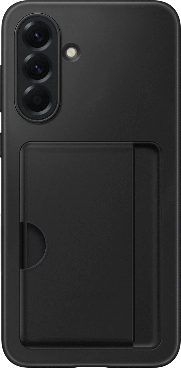 Samsung Galaxy A56 Card Slot Back Cover Zwart