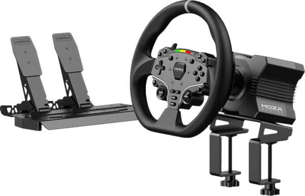 Moza R5 Bundel Racestuur + Pedalen