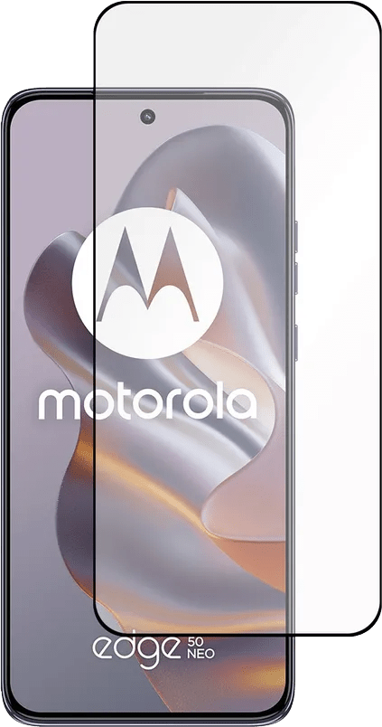 Just In Case Tempered Glass Motorola Edge 50 Neo Screenprotector Zwart
