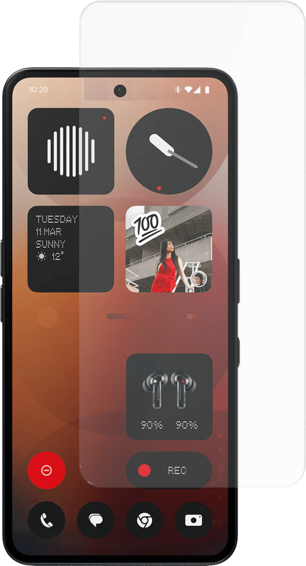 Just In Case Tempered Glass Nothing Phone (3a) Screenprotector