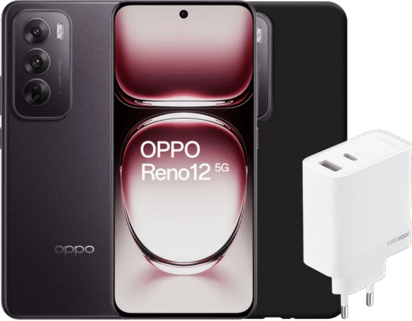 OPPO Reno12 256GB Zwart 5G + Accessoirepakket