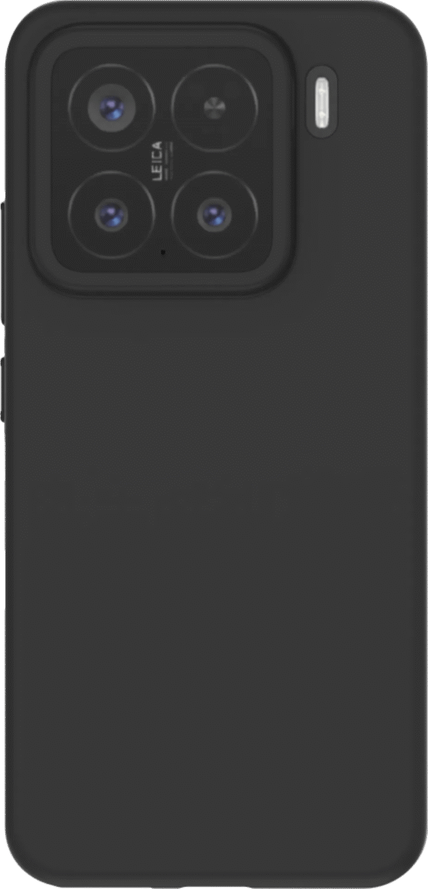 Just in Case Soft Design Xiaomi 15 Back Cover Zwart