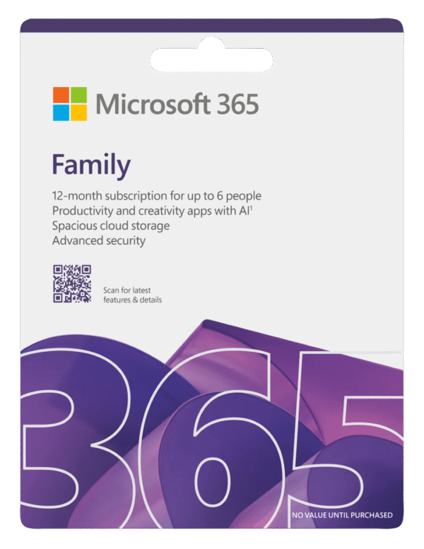 Microsoft 365 Family EN Abonnement 1 jaar
