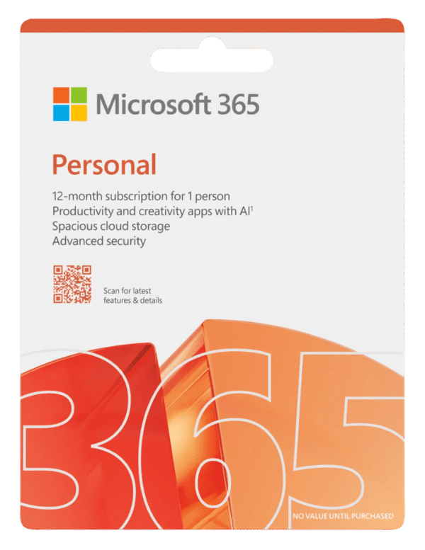 Microsoft 365 Personal EN Abonnement 1 jaar