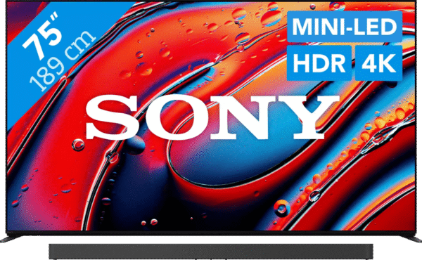 Sony 75" Bravia 9 4K QLED XR Mini-led (2024) + Sony Bravia Theatre Bar 9