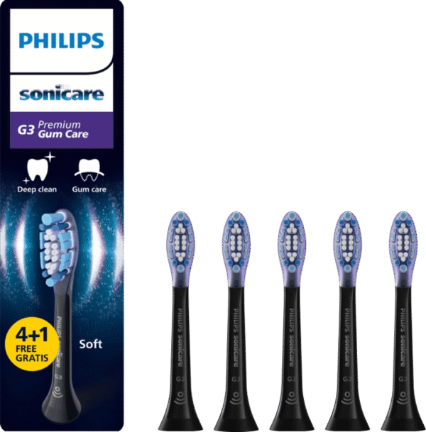 Philips Sonicare Premium Gum Care HX9055/88 Zwart (5 stuks)